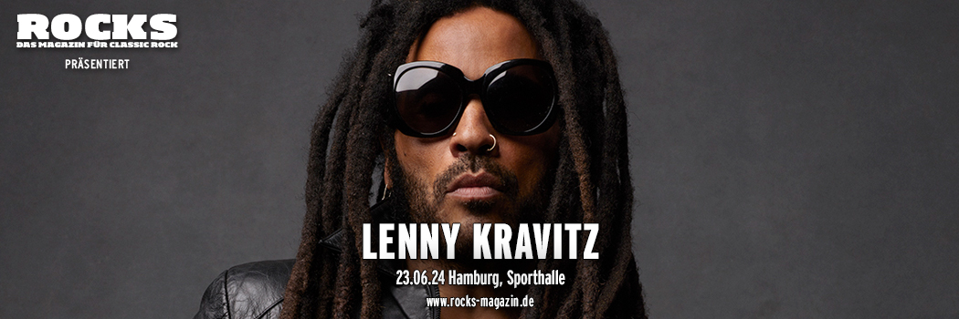 Präsentations-Slider der Lenny Kravitz-Tour 2024.