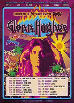 Poster der Tournee von Glenn Hughes.