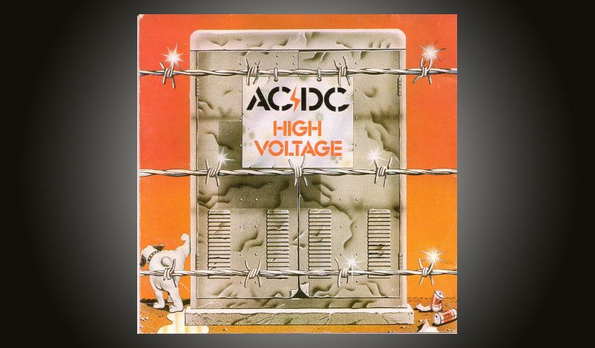 Cover der australischen Version von "High Voltage" von AC/DC.