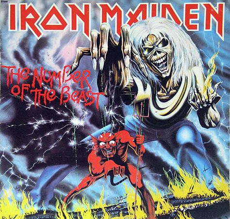 Cover des Iron Maiden-Albums "The Number Of The Beast".