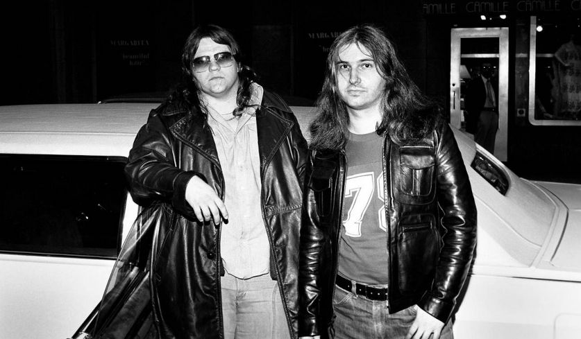 Alamy-Foto von Meat Loaf und Jim Steinman aus dem Jahr 1977.