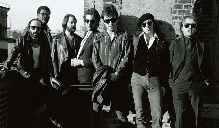 Foto von Bruce Springsteen und der E Street Band aus dem Jahr 1978 von Frank Stefanko.