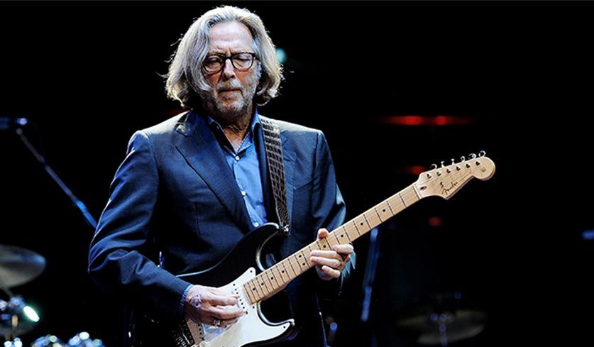 Livefoto von Eric Clapton.