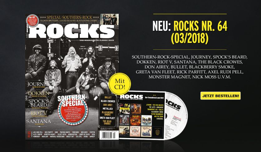 ROCKS Magazin 64 (03/2018) mit CD 