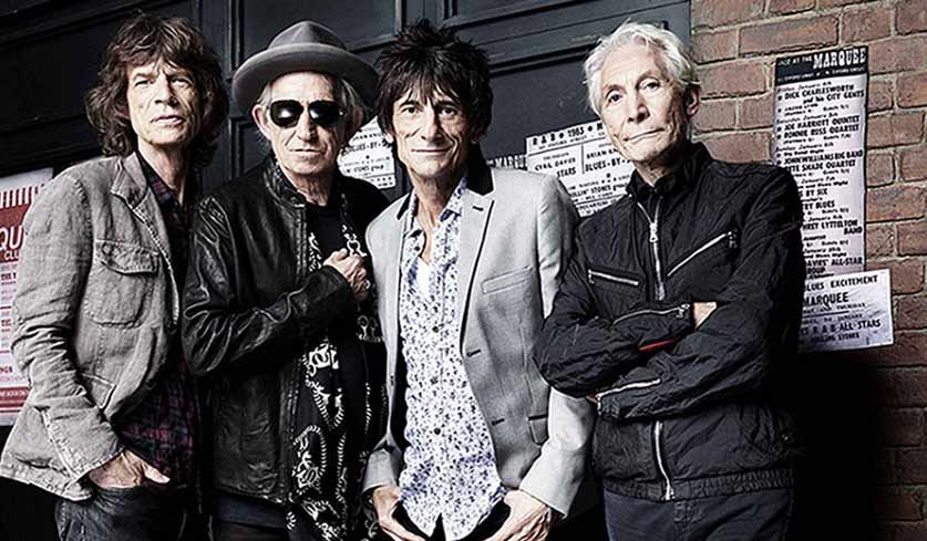Bandfoto der Rolling Stones.