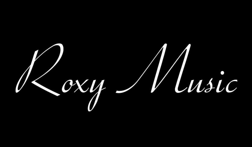 Schriftzug von Roxy Music.