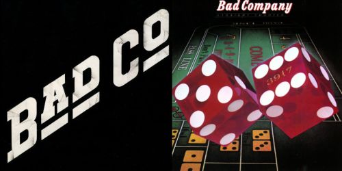 Cover der Bad Company-Album "Bad Company" und "Straight Shooter".