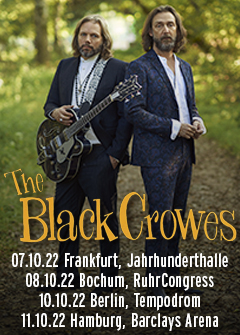 Poster der Black Crowes-Tour 2022.
