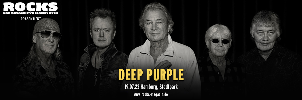 Präsentations-Slider der Deep Purple-Tour 2023.