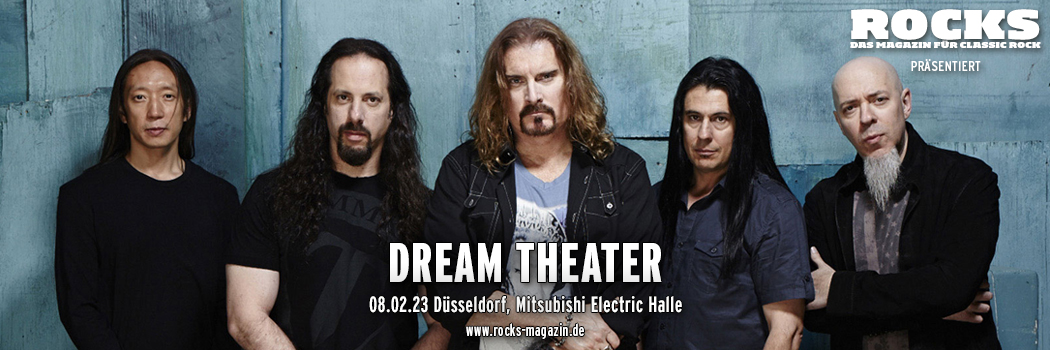 Präsentations-Slider der Dream Theater-Tour 2023.