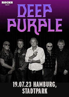 Tourposter der Deep Purple-Tour 2023.