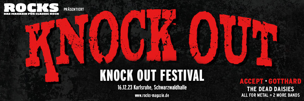 Präsentations-Slider des Knock Out-Festivals 2023.