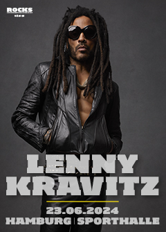 Tourposter der Lenny Kravitz-Tour 2024.
