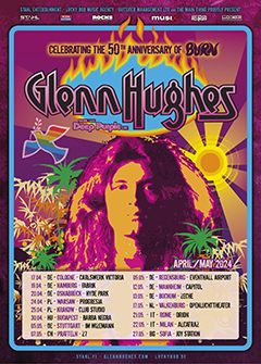 Poster der Tournee von Glenn Hughes.