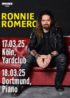 Tourposter der Ronnie Romero-Tour 2025.