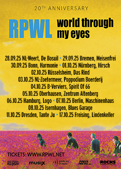 Tourposter der RPWL-Tour 2025.