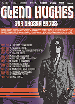 Tourposter der Glenn Hughes-Tour 2025.
