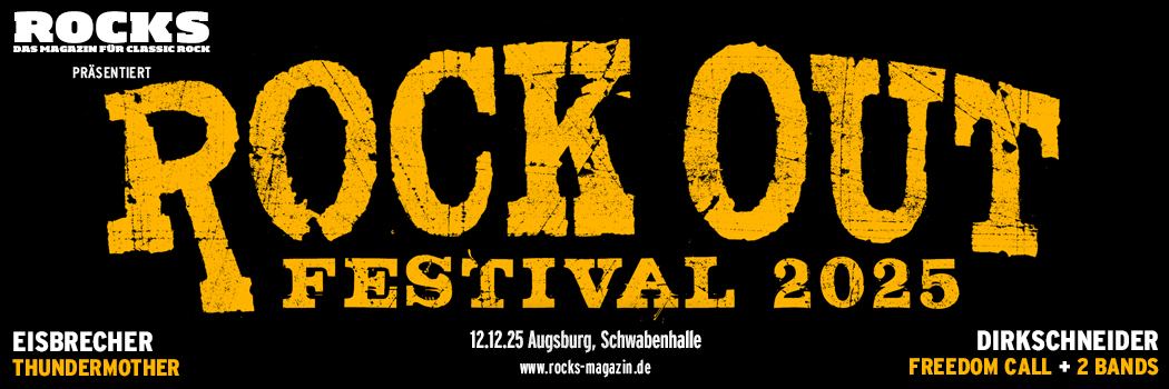 Präsentations-Slider des Rock Out 2025.