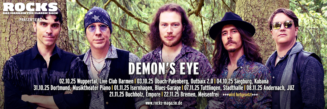 Präsentations-Slider der Demon's Eye-Tour 2025.