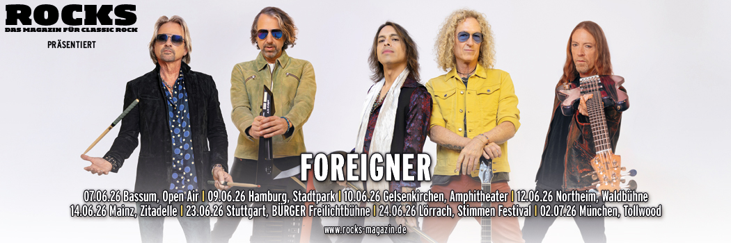 Präsentations-Slider der Foreigner-Tour 2026.