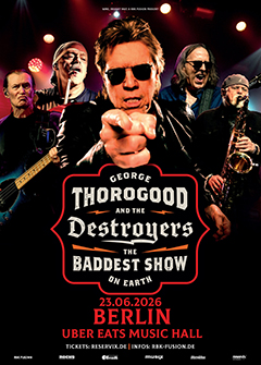 Tourposter der George Thorogood & The Destroyers-Tour 2026.