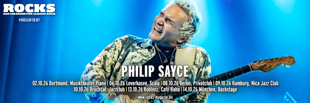 Präsentations-Slider der Philip Sayce-Tour 2026.