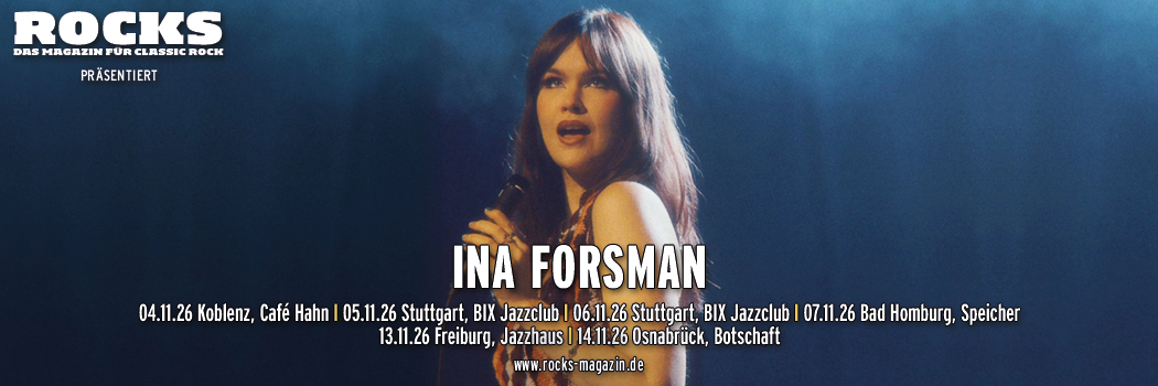 Präsentations-Slider der Ina Forsman-Tour 2026.