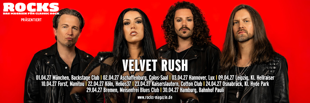 Präsentations-Slider der Velvet Rush-Tour 2027.
