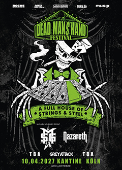 Poster des Dead Man's Hand-Festivals 2027.