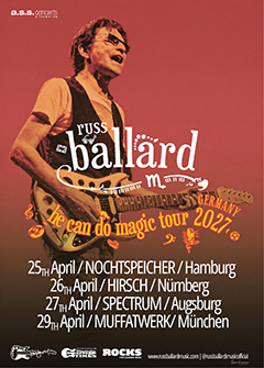 Poster der Russ Ballard-Tour 2027.