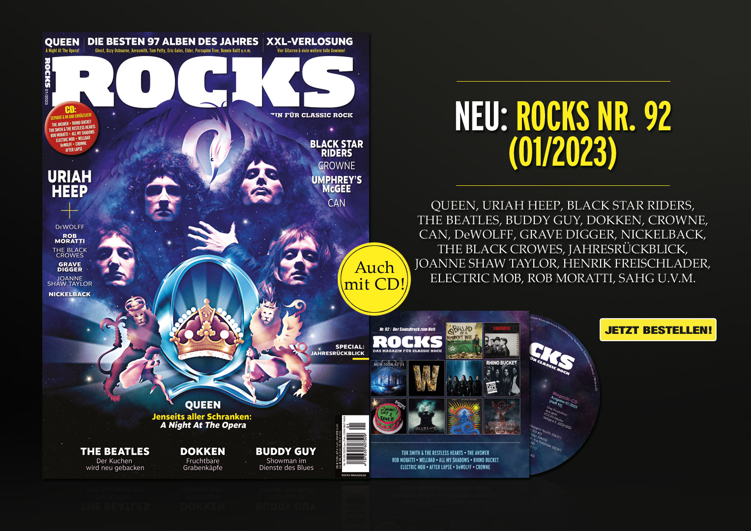 Das neue ROCKS ist da! Heft Nr. 91 (06/2022) ab heute im Handel! 