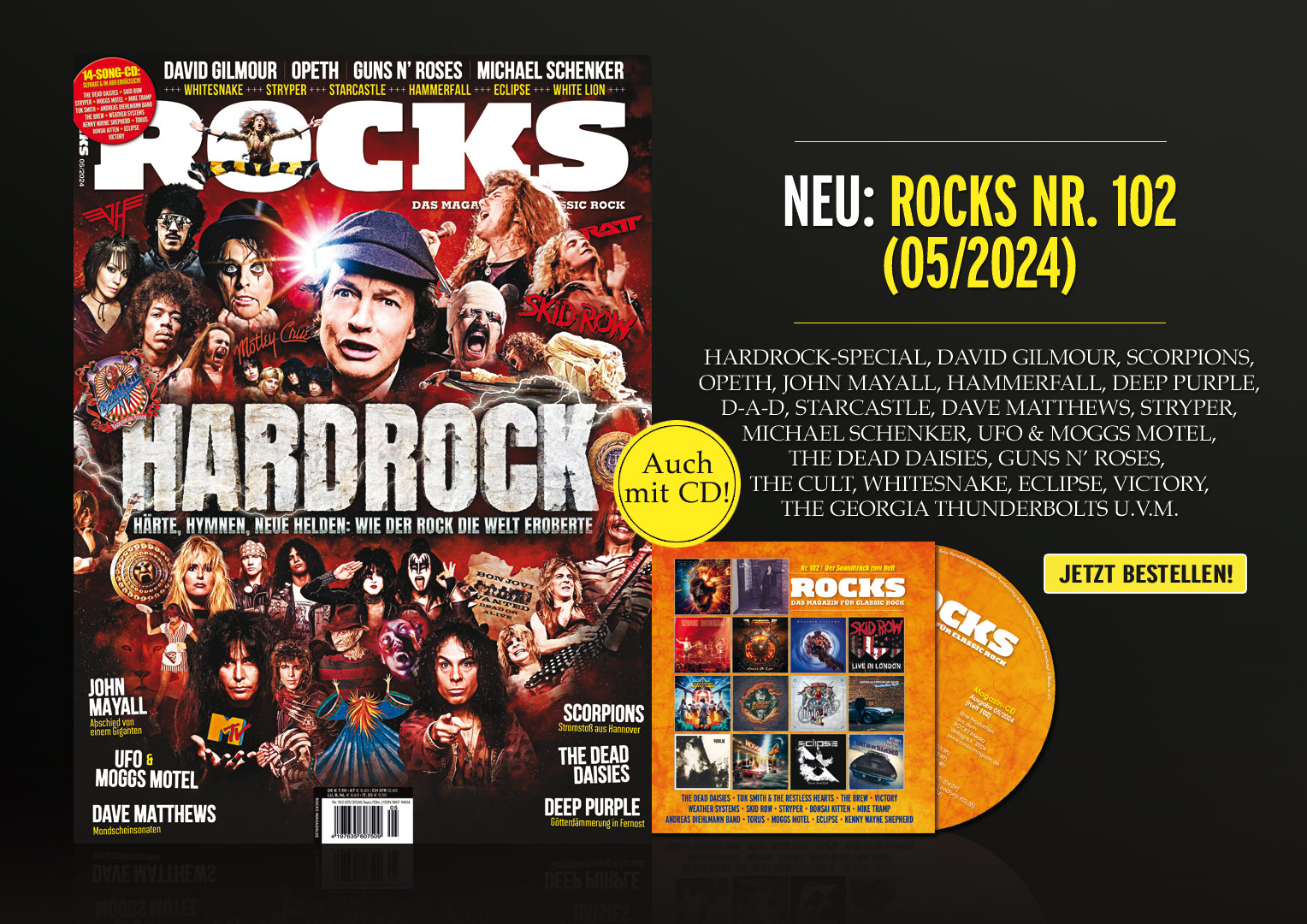 Cover von ROCKS Nr. 102 (05/2024).