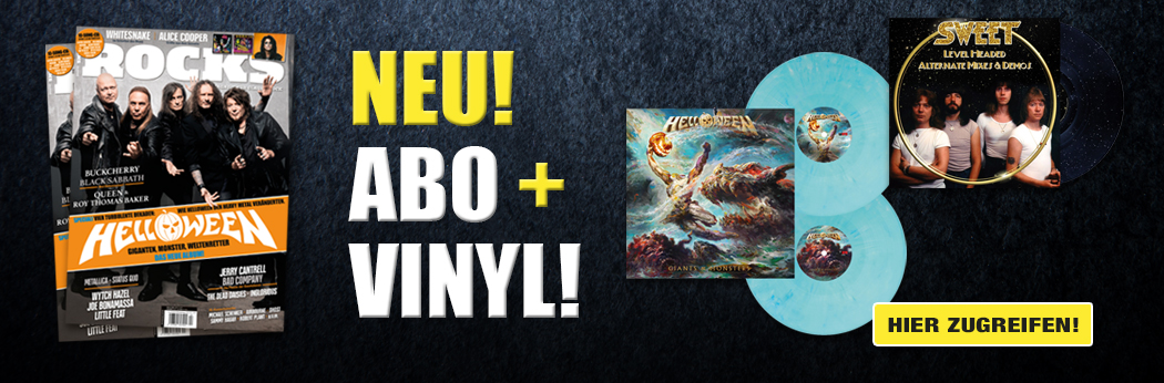 ROCKS im Abo mit Vinyl-Prämien!
