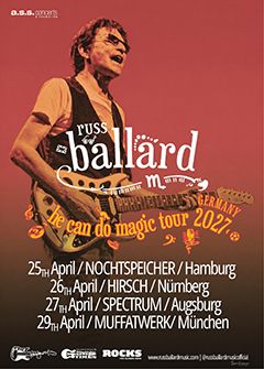 Poster der Russ Ballard-Tour 2027.