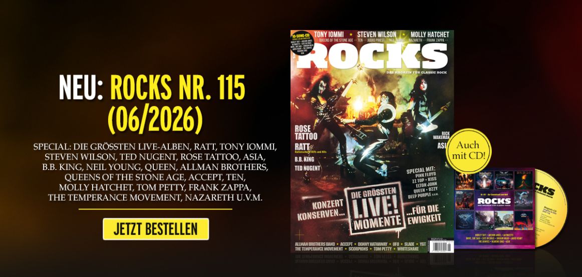ROCKS Nr 115 (06/2026) (schwarz, Highlight rotbraun)