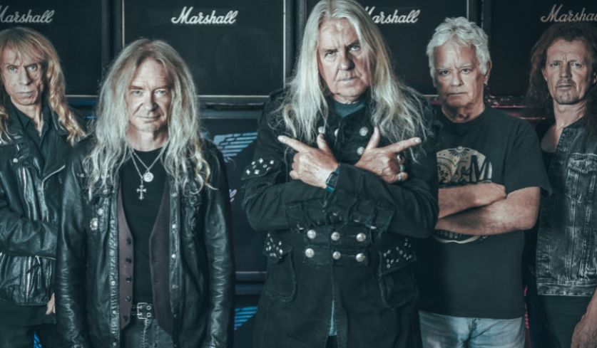 Foto der Band Saxon aus dem Jahr 2024
