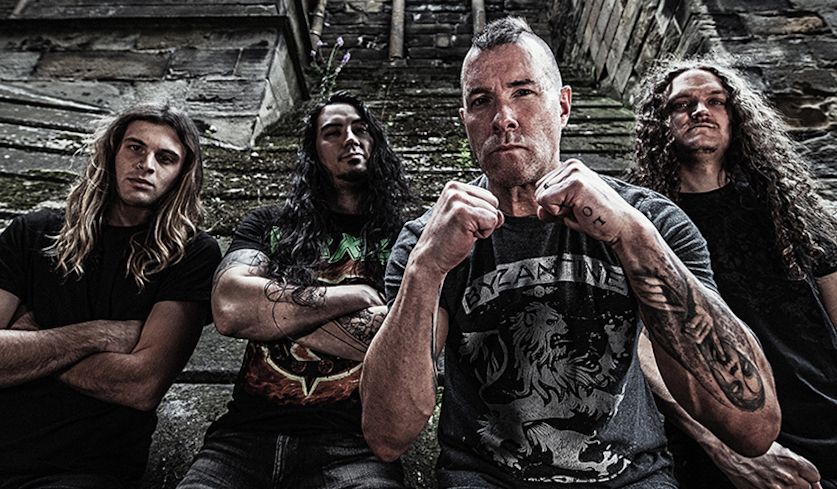 Bandfoto von Annihilator von Kai Swillus aus dem Jahr 2019.