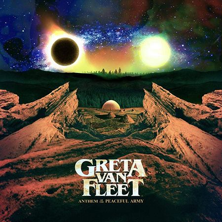 Cover des Greta Van Fleet-Albums "Anthem Of The Peaceful Army".