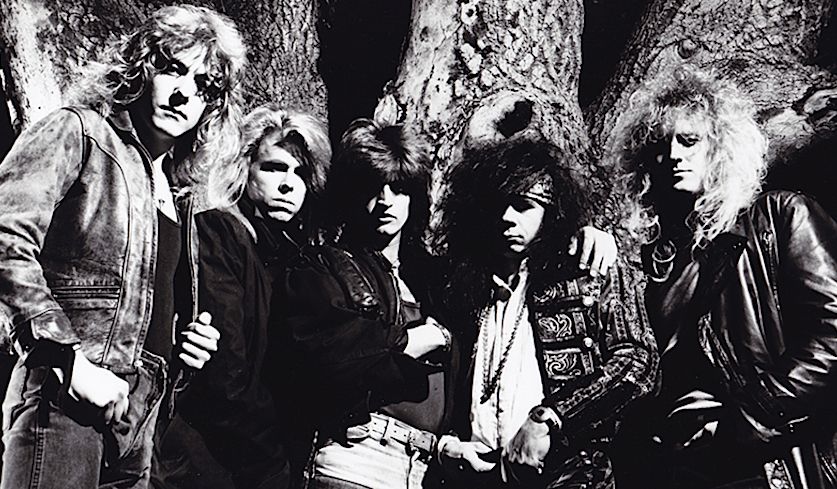 PR-Bandfoto von Kingdom Come aus dem Jahr 1989.