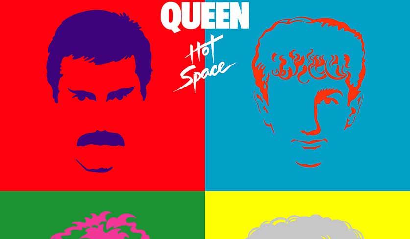 Cover des Queen-Albums "Hot Space".