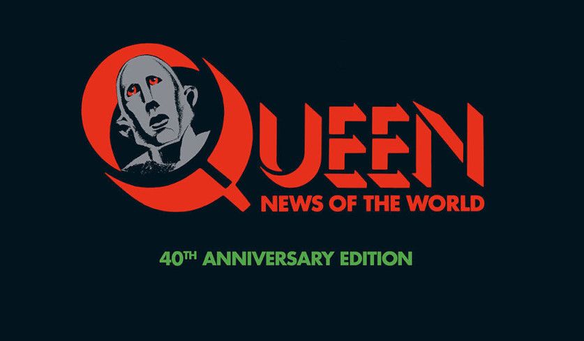 Coverausschnitt des Queen-Albums "News Of The World" in der 40th Anniversary Edition.