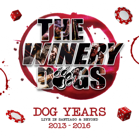 Cover des The Winrey Dogs-Albums "Dog Years-Live In Santiago".