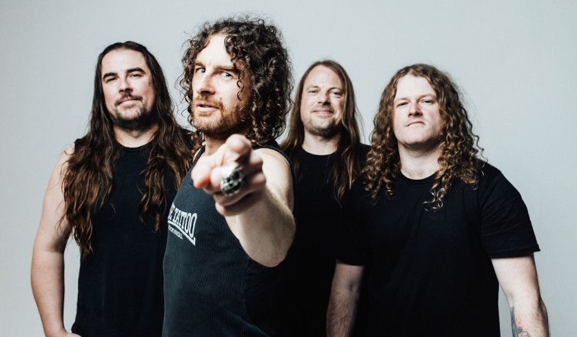Bandfoto von Airbourne aus dem Jahr 2025 von Andy Ford (bereitgestellt von Sailor Entertainment).