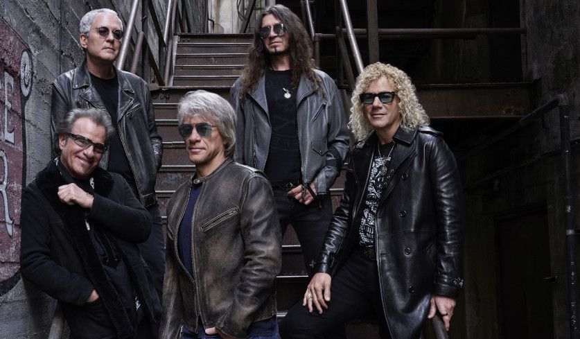 Bandfoto von Bon Jovi aus dem Jahr 2024 (bereitgestellt von Journalistenlounge).