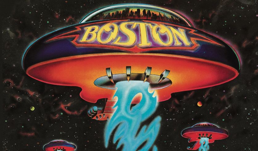 Ausschnitt aus dem Cover des selbstbetitelten Albums von Boston.