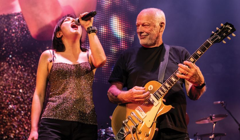 Livefoto von David Gilmour von Polly Samson (bereitgestellt von Another Dimension).