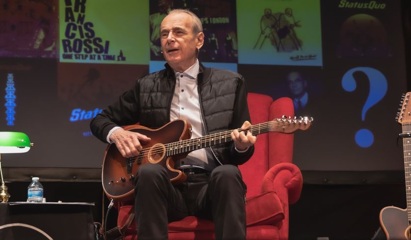 Foto von Francis Rossi aus dem Jahr 2024 von Lynn Burt Photography (bereitgestellt von Markus Müller).