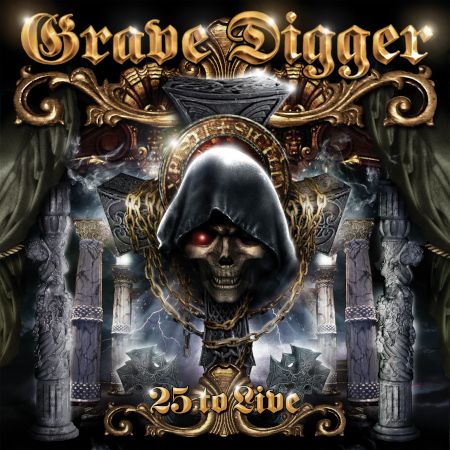 Cover des Grave Digger-Albums "25 To Live".