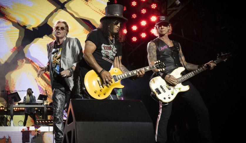 Livefoto von Guns N' Roses.