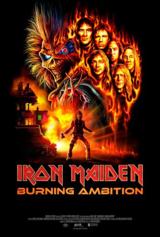 Cover des Iron Maiden-Films "Burning Ambition".